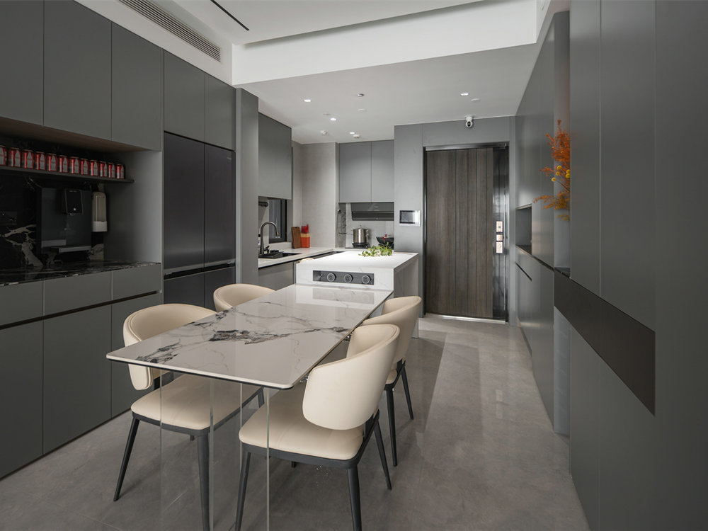 月亮灣137平現代風格裝修效果圖