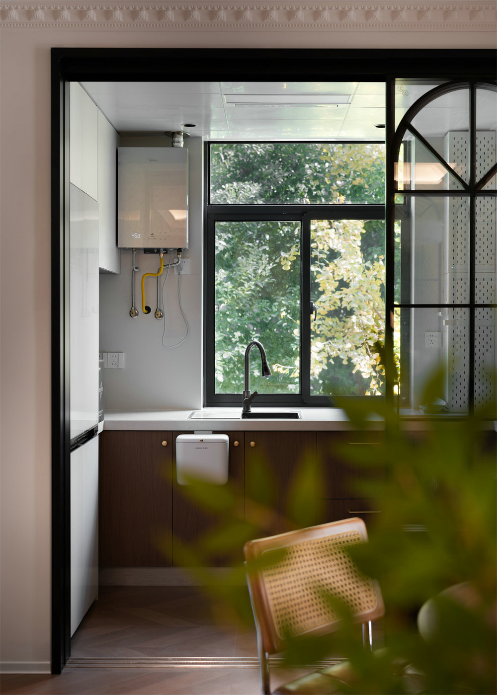 錦繡龍城117平中古風格裝修效果圖