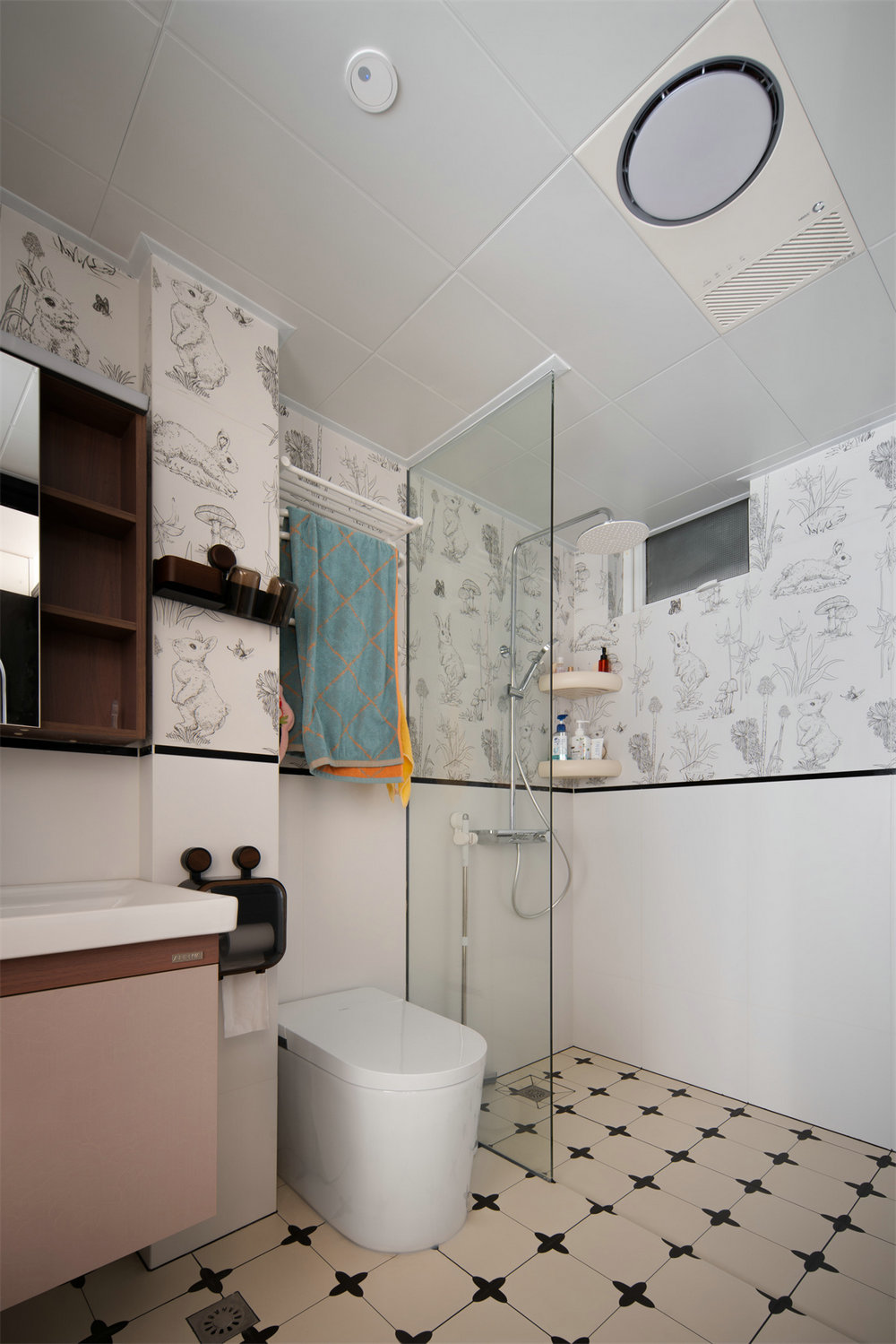 錦繡龍城117平中古風格裝修效果圖