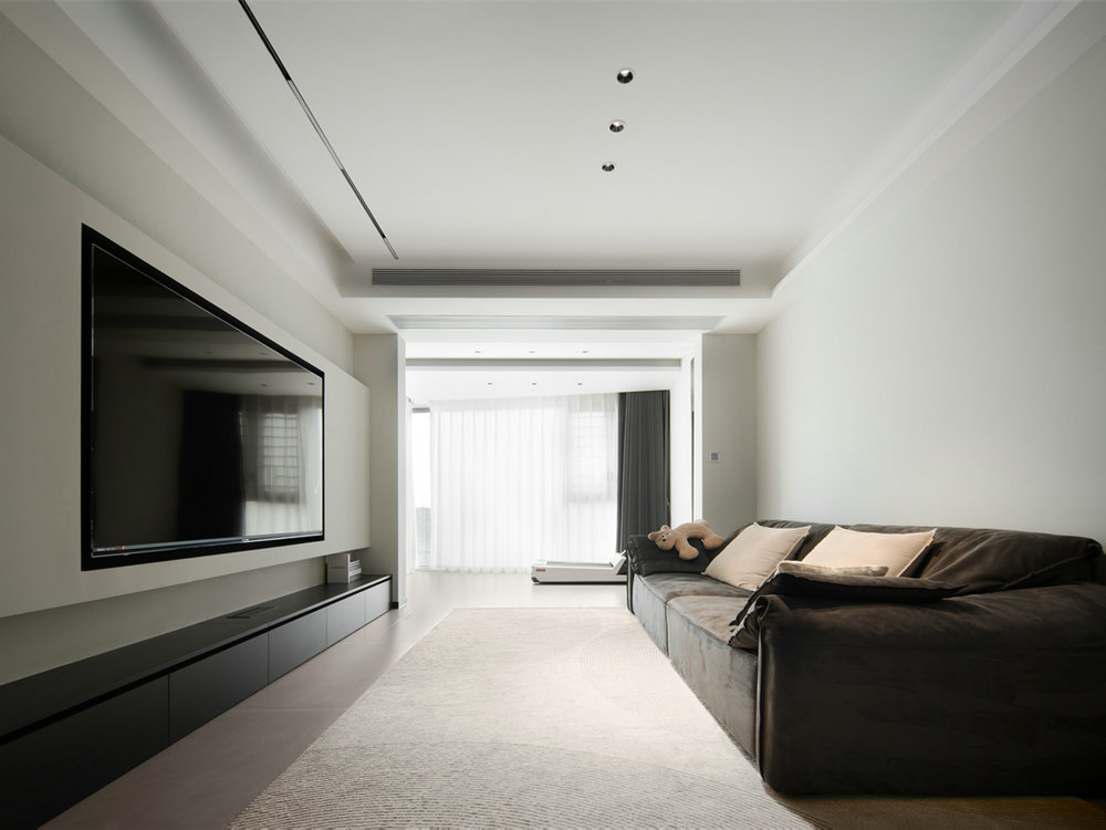 金湖天地120平現代風格裝修效果圖