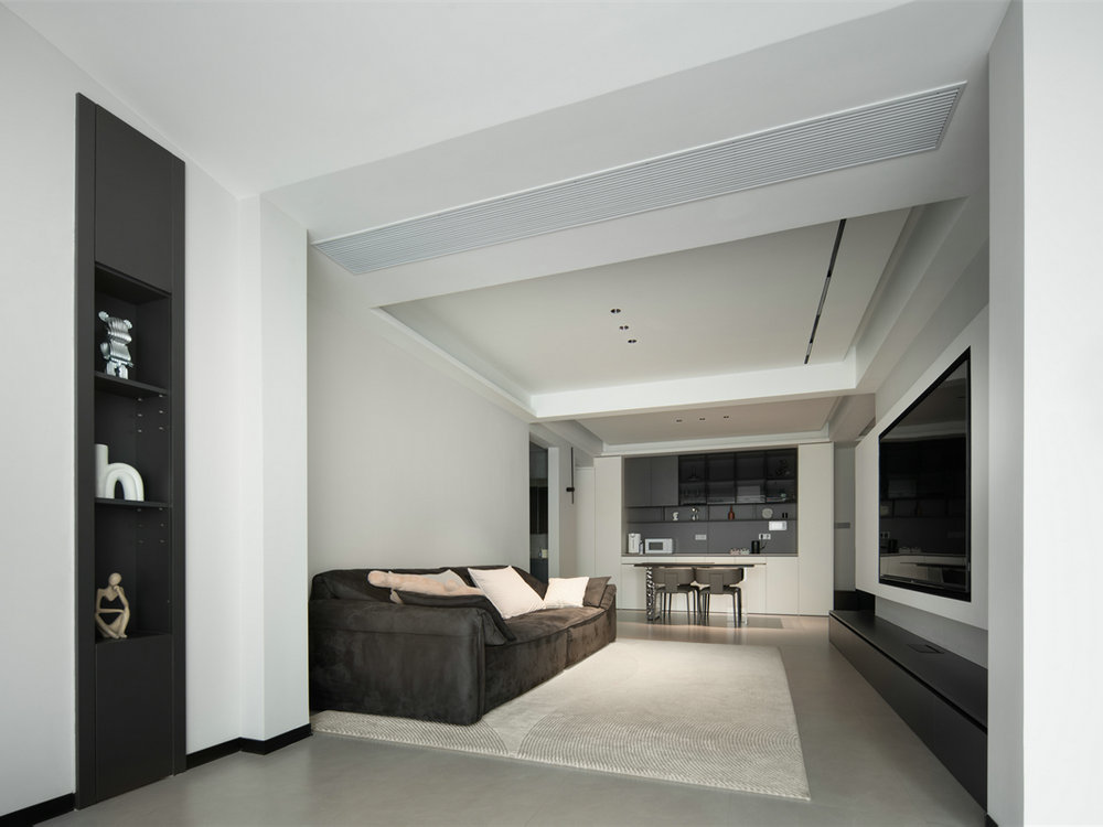 金湖天地120平現代風格裝修效果圖