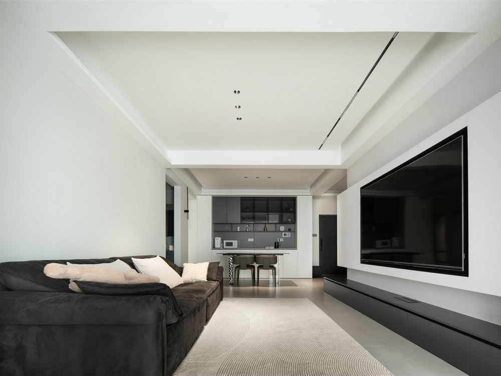 金湖天地120平現代風格裝修效果圖