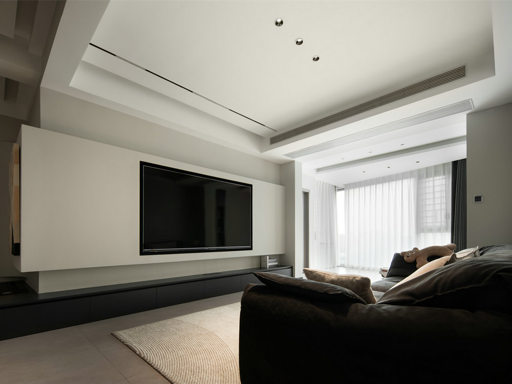 金湖天地120平現代風格裝修效果圖