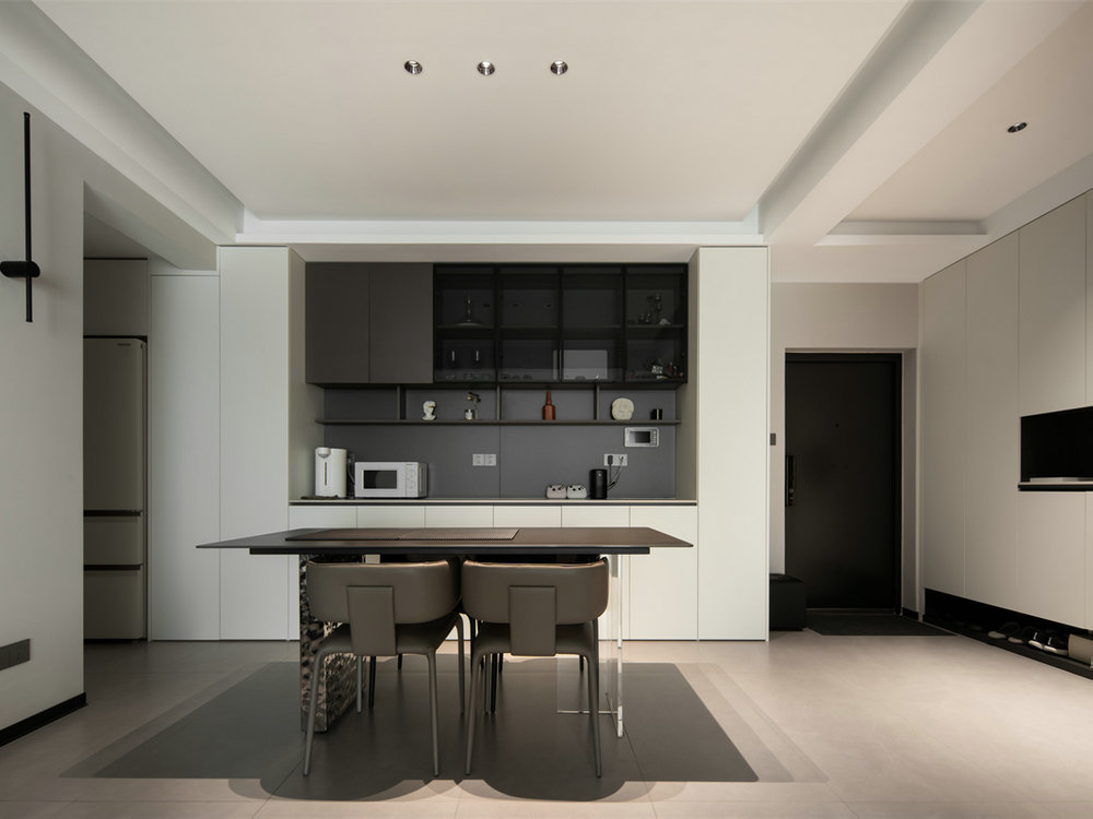 金湖天地120平現代風格裝修效果圖