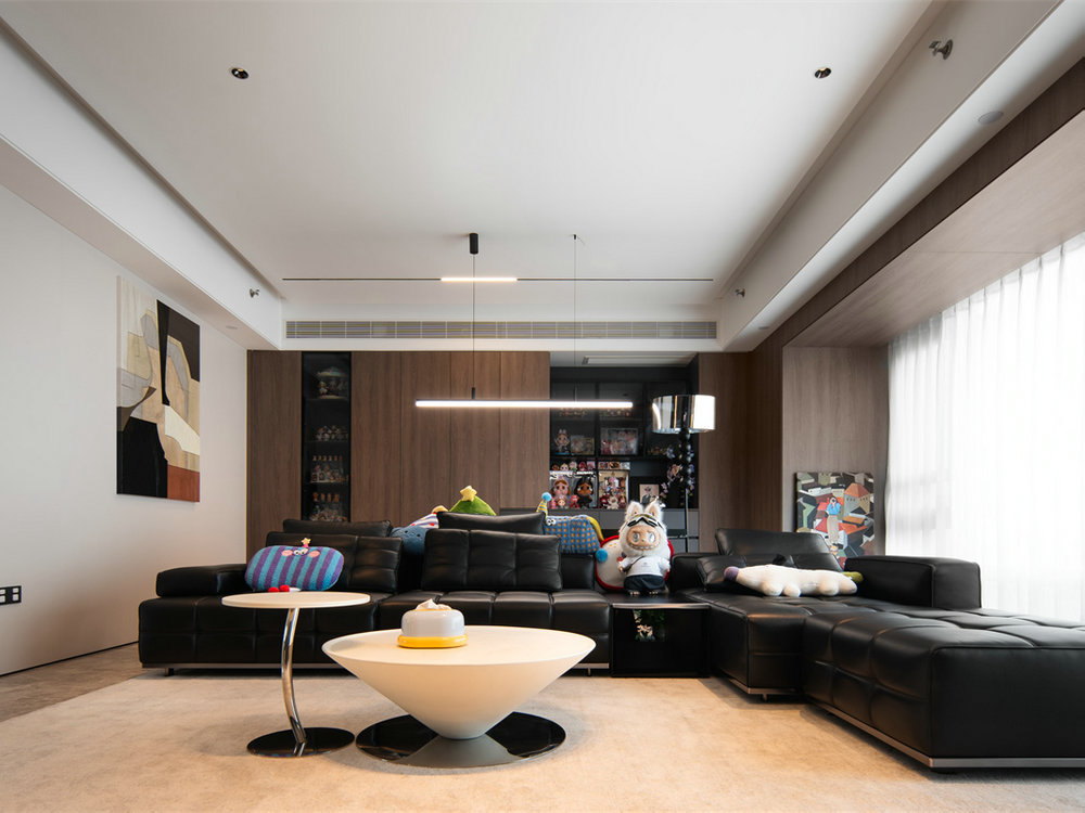 鳳起聽瀾220平意式極簡風格裝修效果圖