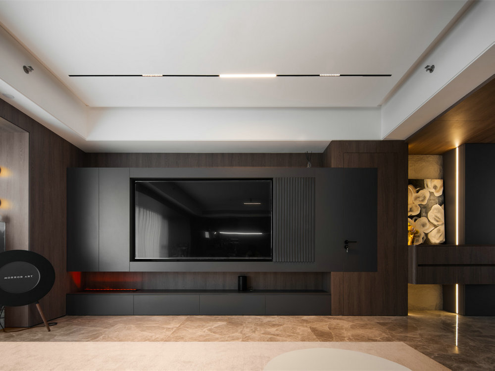 鳳起聽瀾220平意式極簡風格裝修效果圖