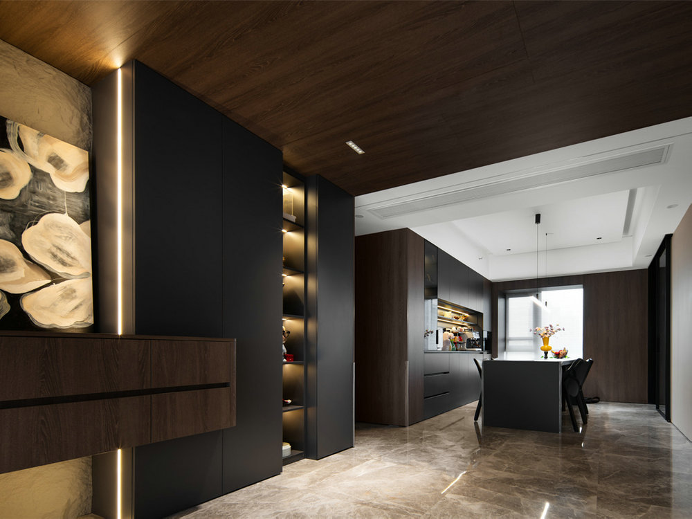 鳳起聽瀾220平意式極簡風格裝修效果圖