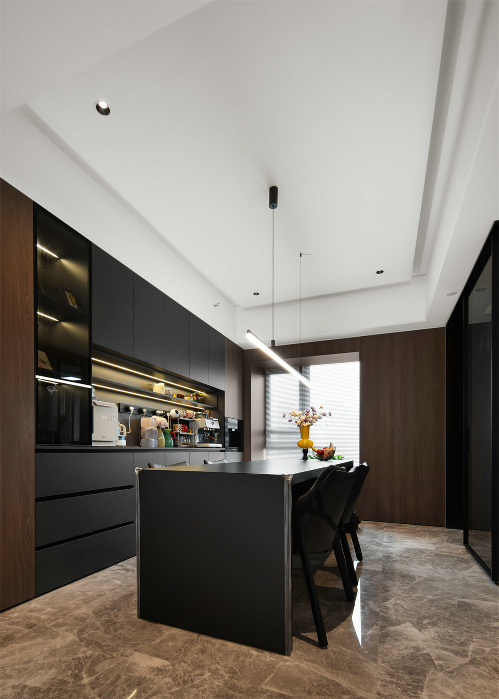 鳳起聽瀾220平意式極簡風格裝修效果圖