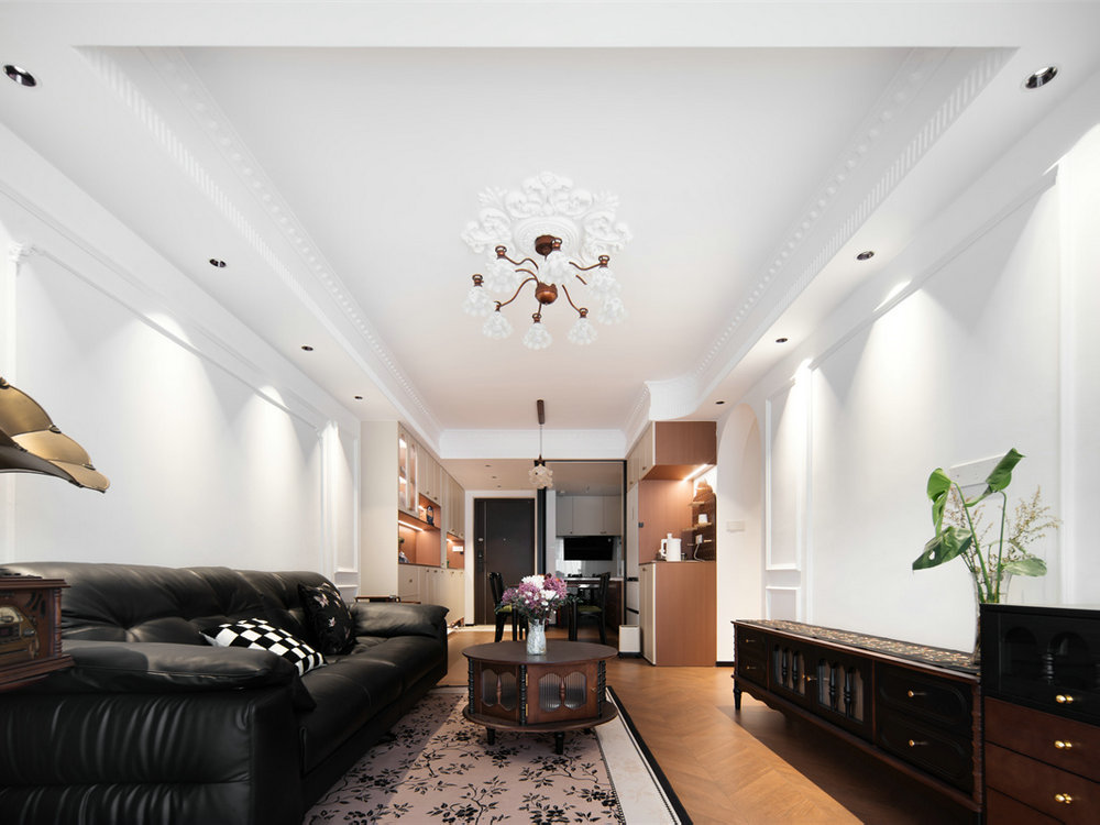 二十四城118平法式復古風裝修效果圖