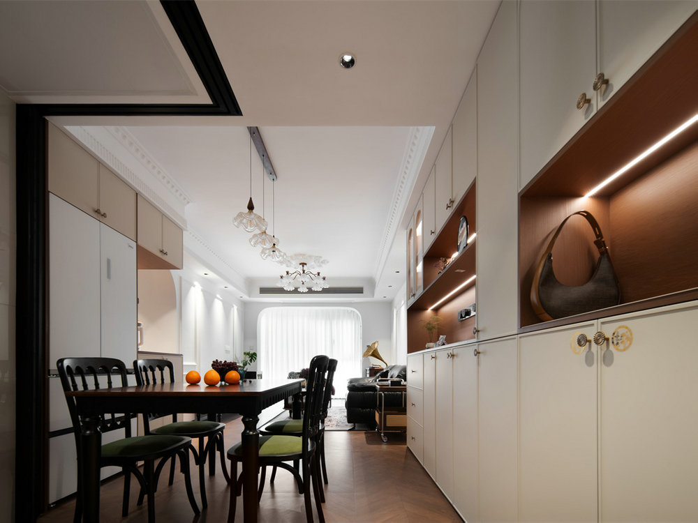 二十四城118平法式復古風裝修效果圖