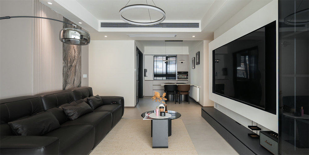 鼎正悅府108平現代風格裝修效果圖