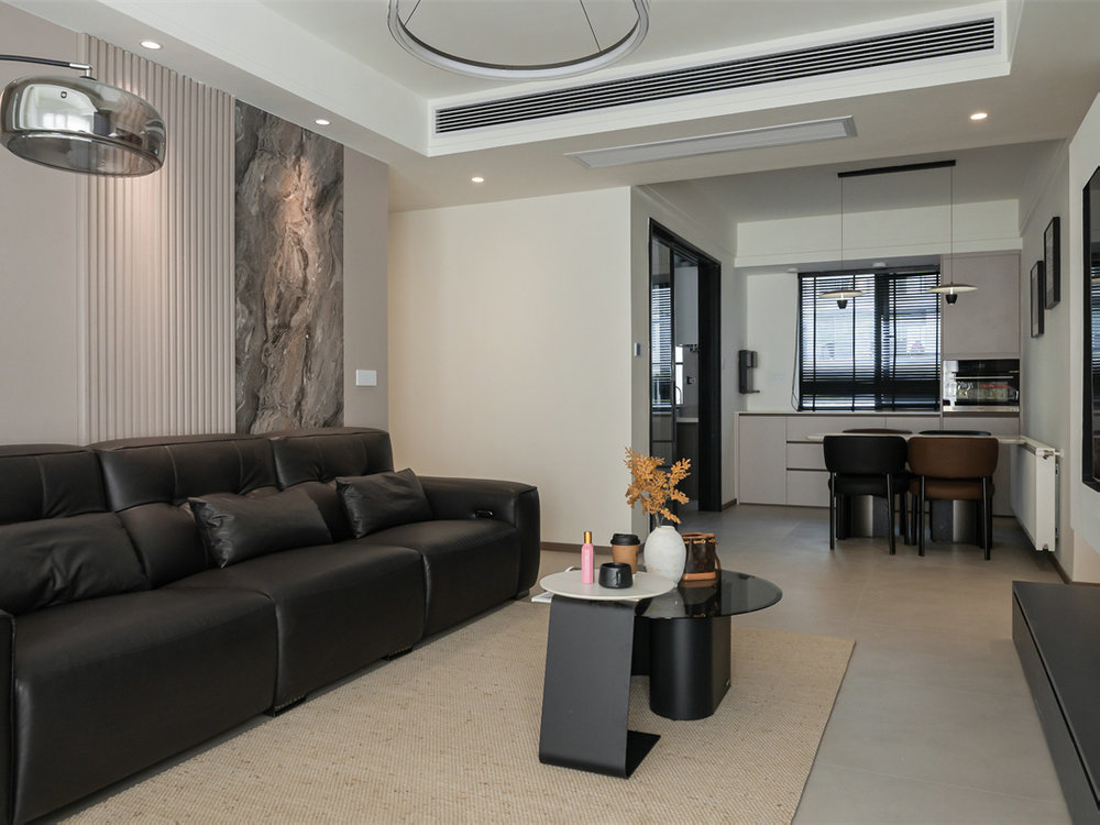 鼎正悅府108平現代風格裝修效果圖