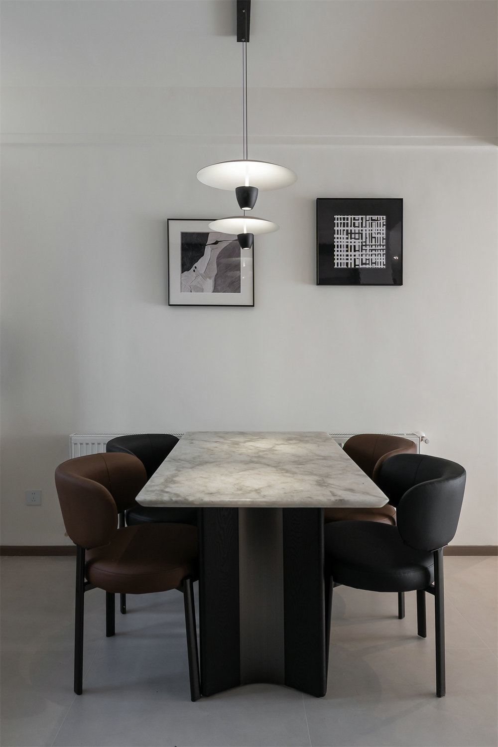 鼎正悅府108平現代風格裝修效果圖