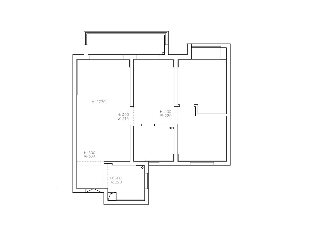 中建大公館102平意式輕奢風格裝修效果圖