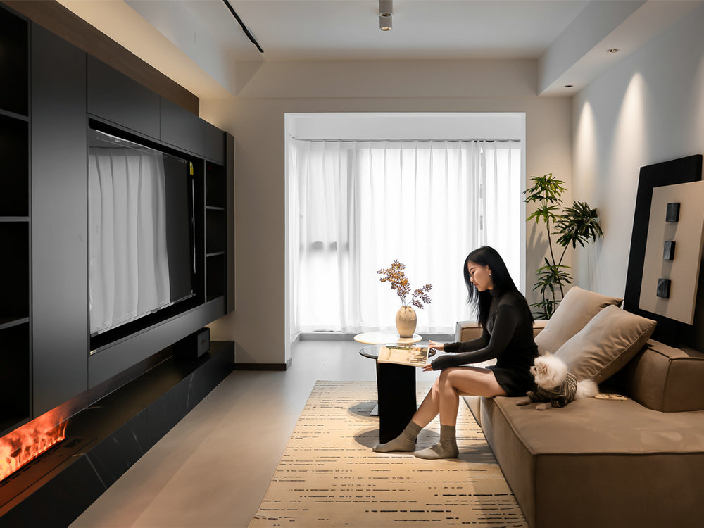 中建大公館102平意式輕奢風格裝修效果圖