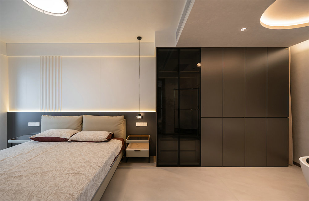 中建大公館102平意式輕奢風格裝修效果圖