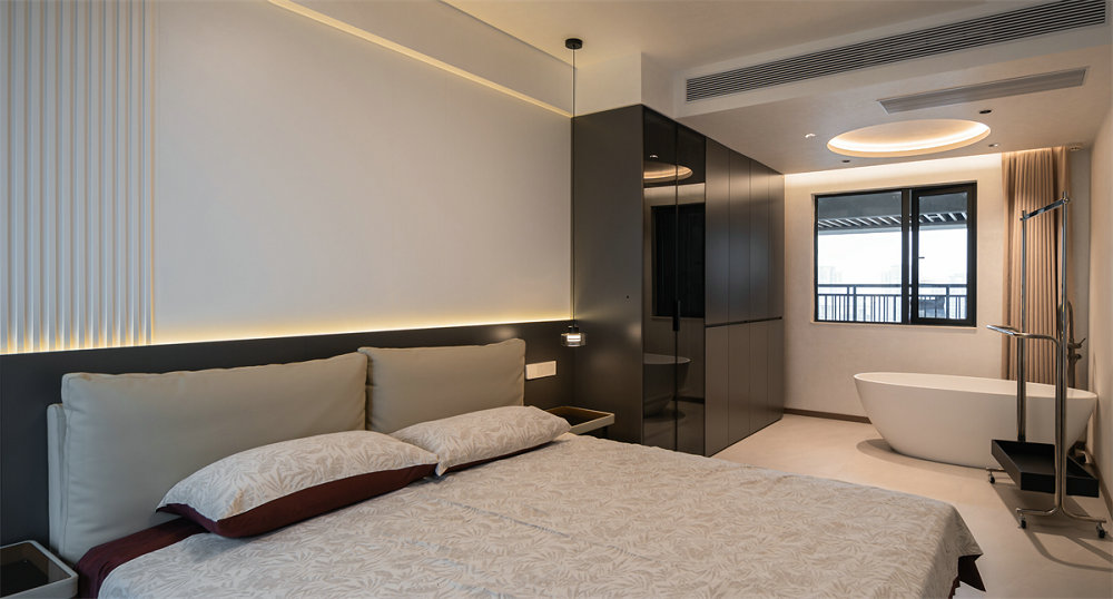 中建大公館102平意式輕奢風格裝修效果圖