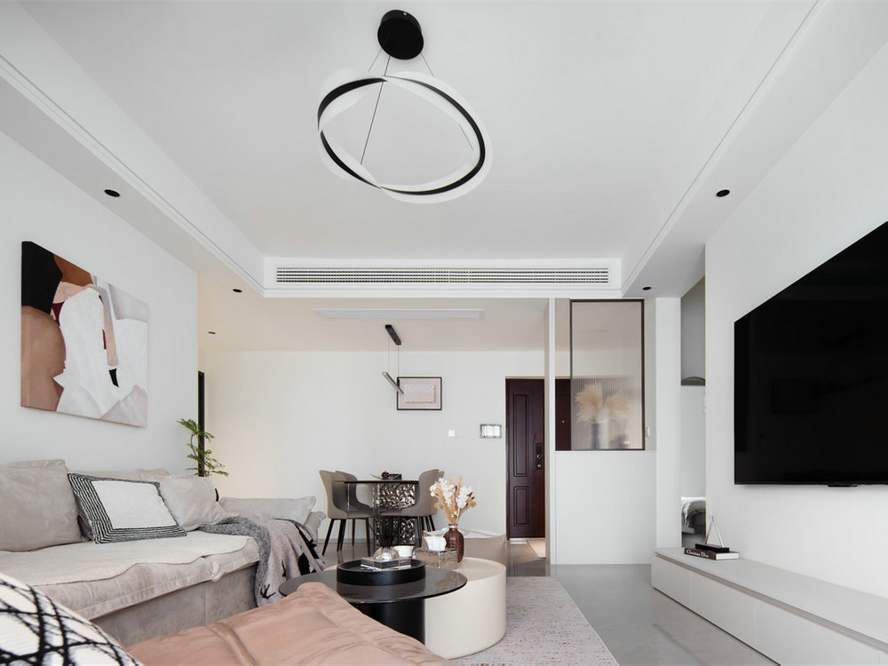 中建福地星城96平現代簡約風格裝修效果圖