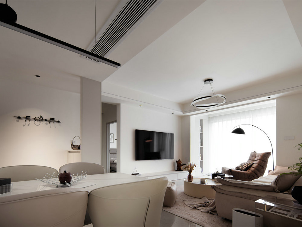 中建福地星城96平現代簡約風格裝修效果圖