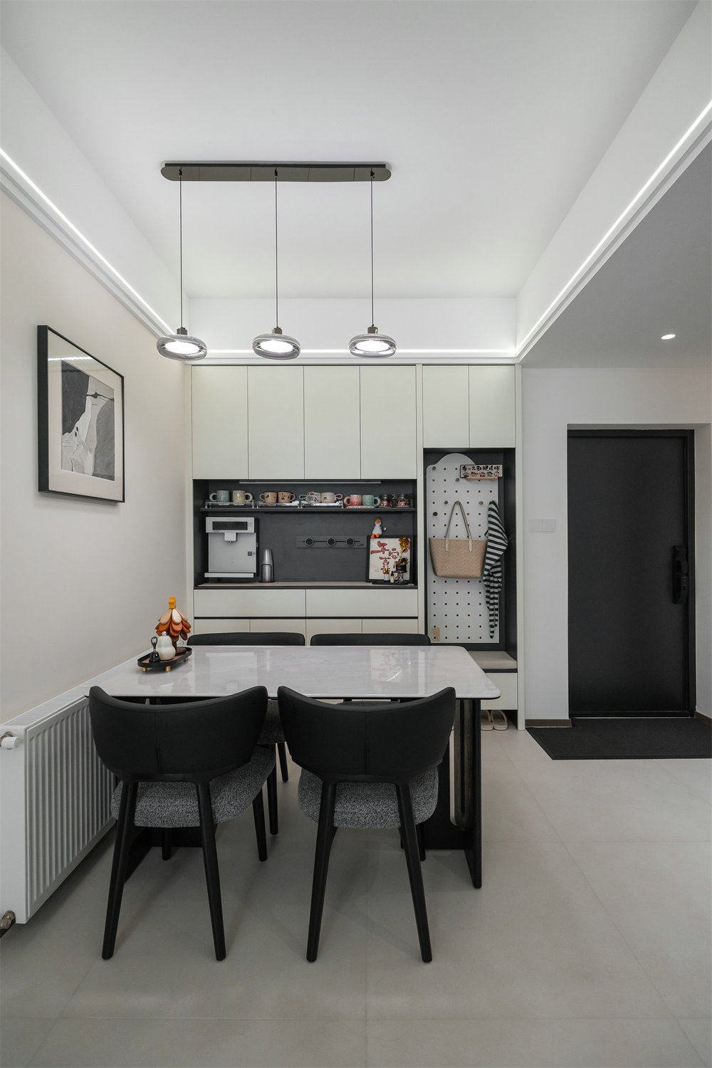 長江紫都93平現代風格裝修效果圖