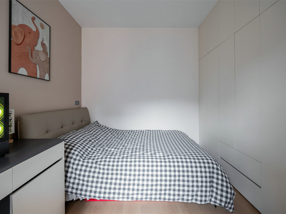 長江紫都93平現代風格裝修效果圖