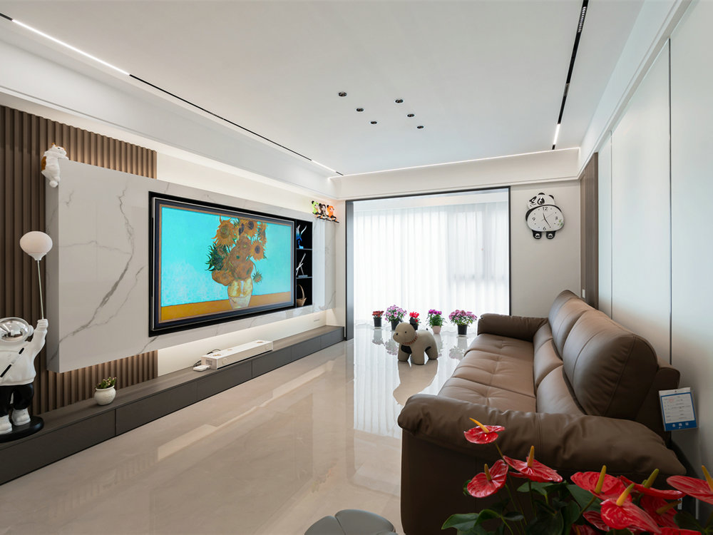 保利城140平現代簡約風格裝修效果圖