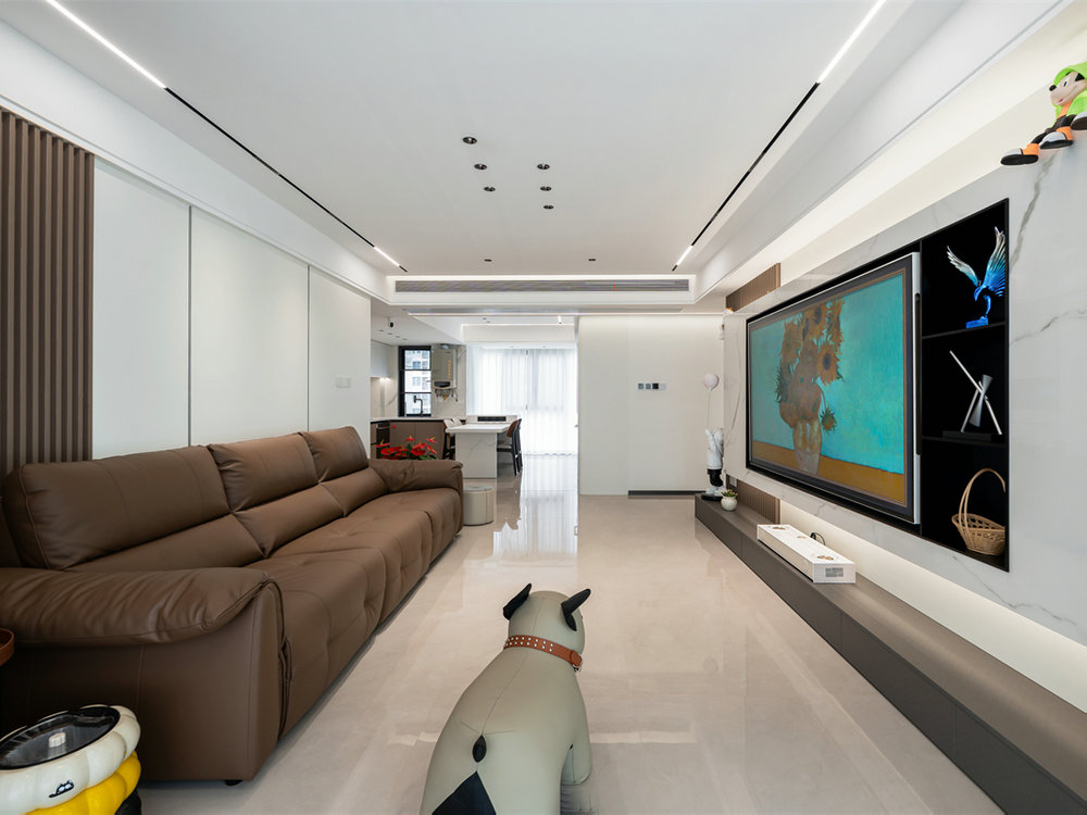 保利城140平現代簡約風格裝修效果圖
