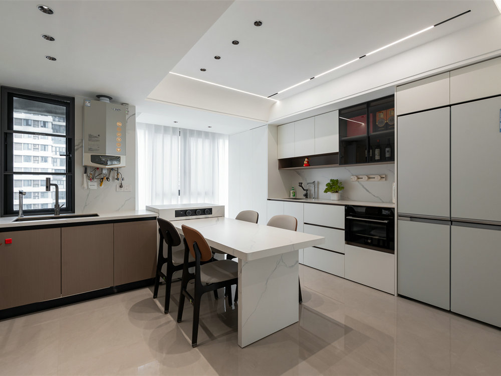 保利城140平現代簡約風格裝修效果圖