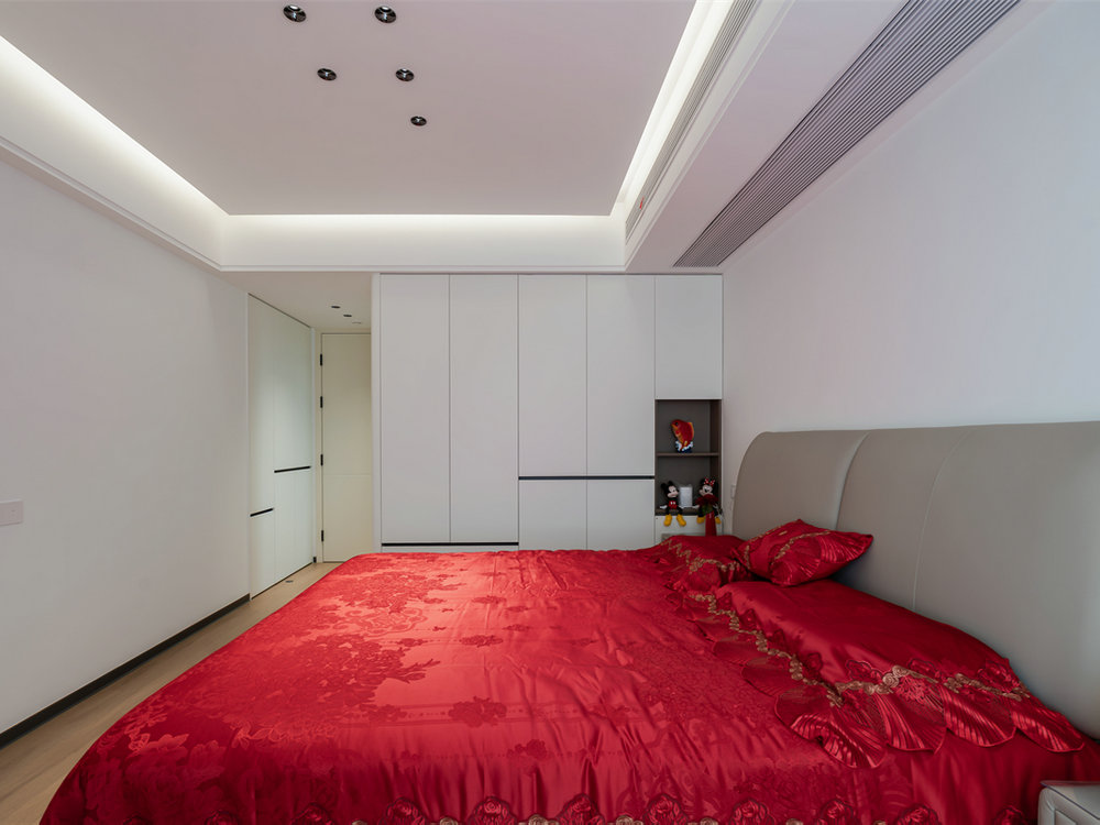 保利城140平現代簡約風格裝修效果圖