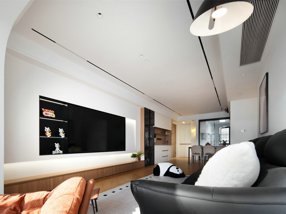 綠城留香園132平原木奶油風格裝修效果圖