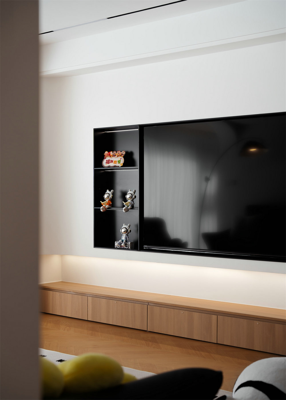 綠城留香園132平原木奶油風格裝修效果圖