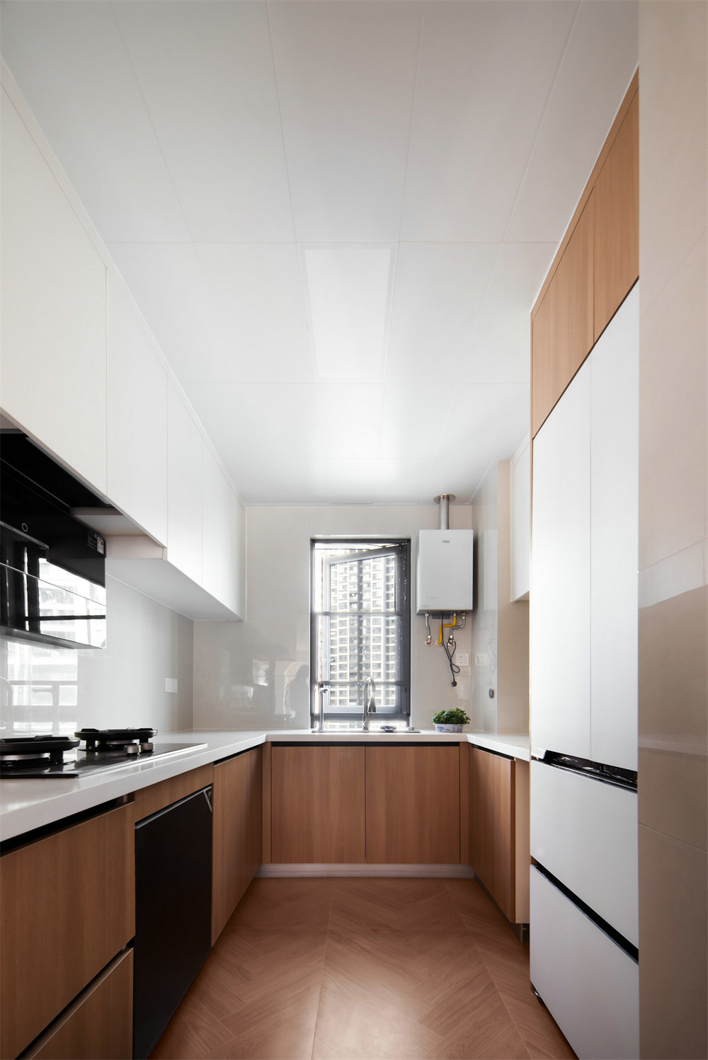 綠城留香園132平原木奶油風格裝修效果圖