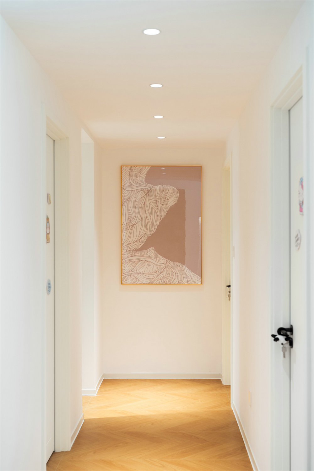 綠城留香園132平原木奶油風格裝修效果圖