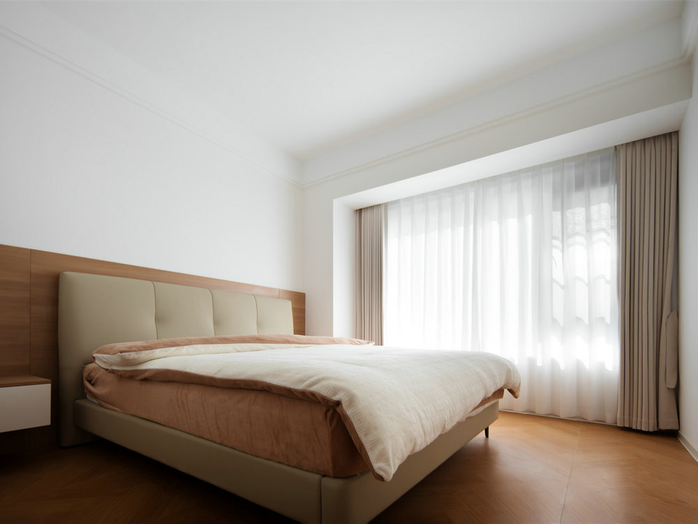 綠城留香園132平原木奶油風格裝修效果圖