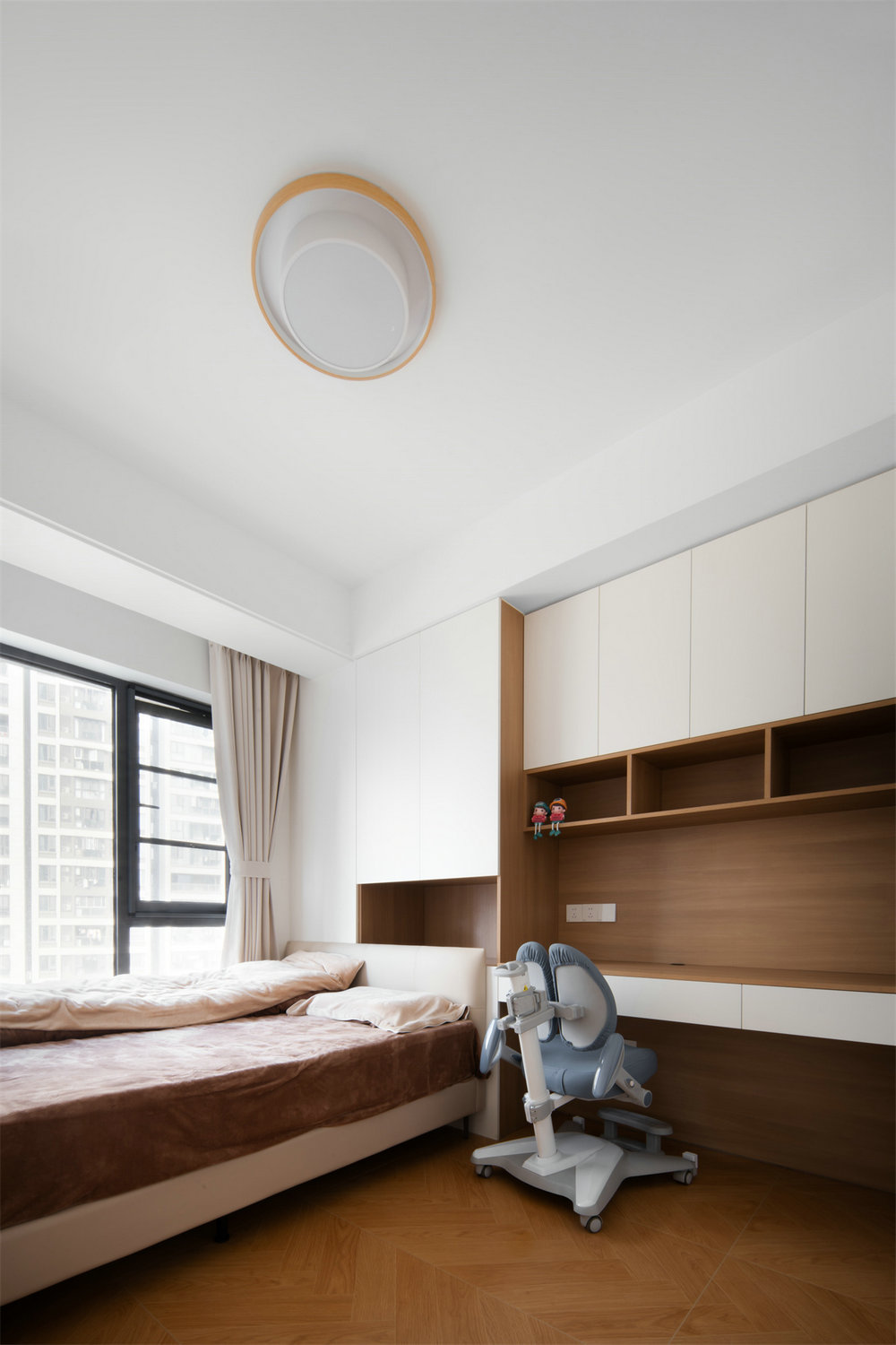 綠城留香園132平原木奶油風格裝修效果圖