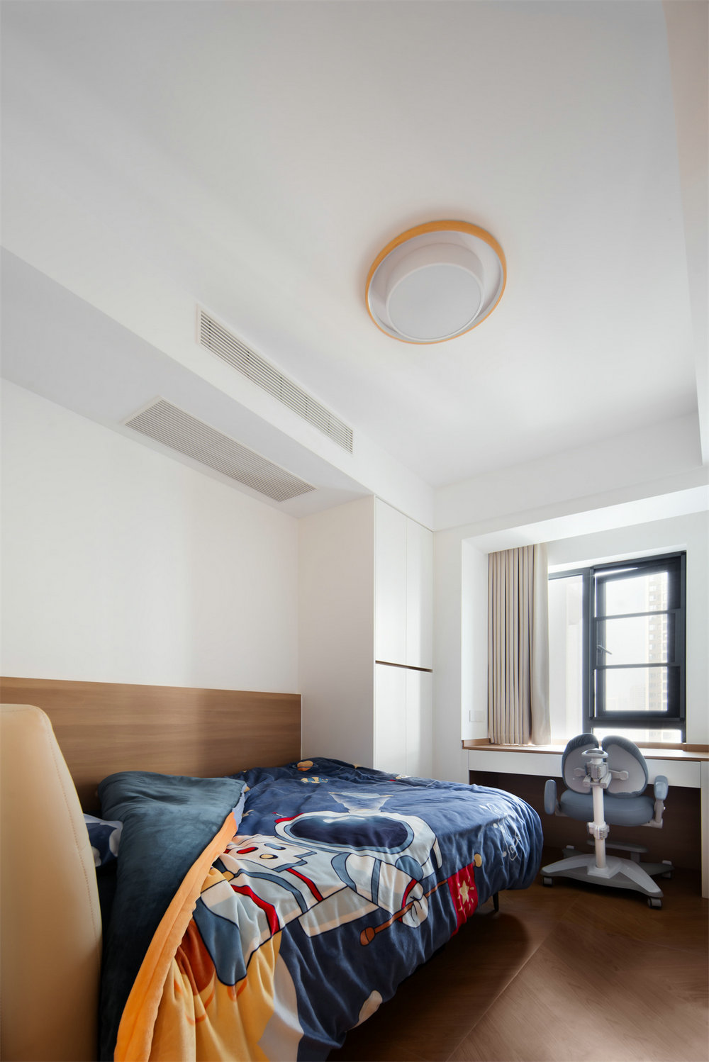 綠城留香園132平原木奶油風格裝修效果圖