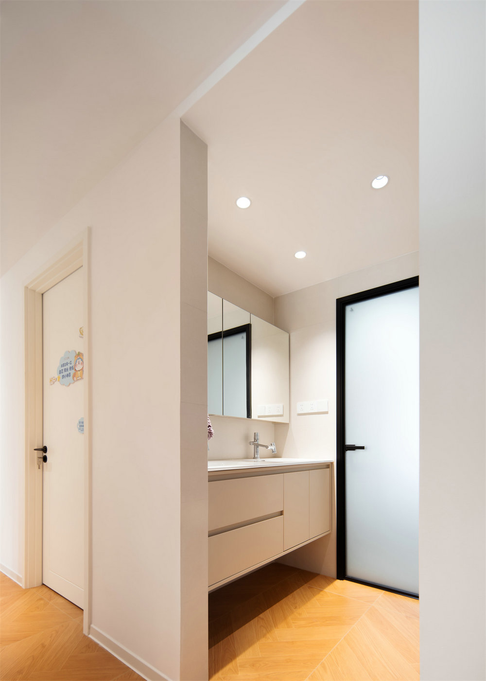 綠城留香園132平原木奶油風格裝修效果圖