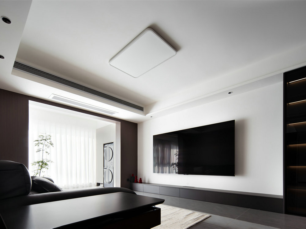 信達新外灘133平意式簡約風格裝修效果圖