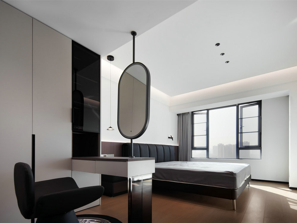 信達新外灘133平意式簡約風格裝修效果圖