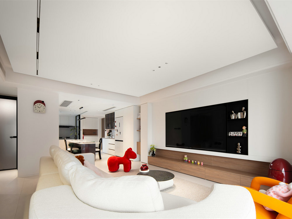 中交澄園130平現代風格裝修效果圖