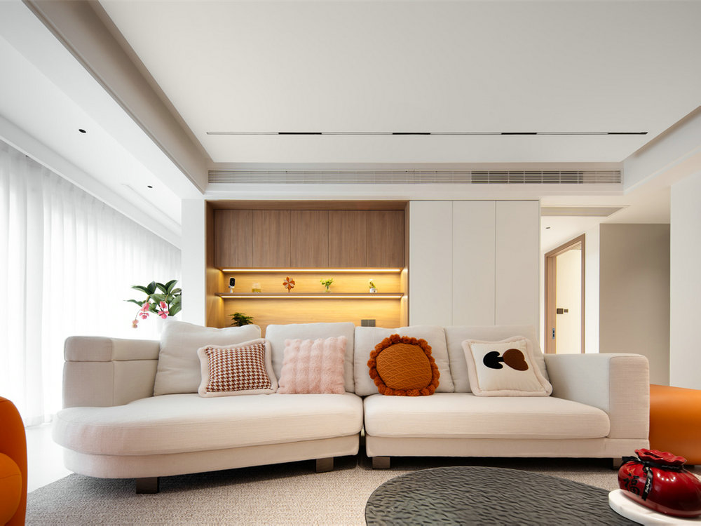中交澄園130平現代風格裝修效果圖