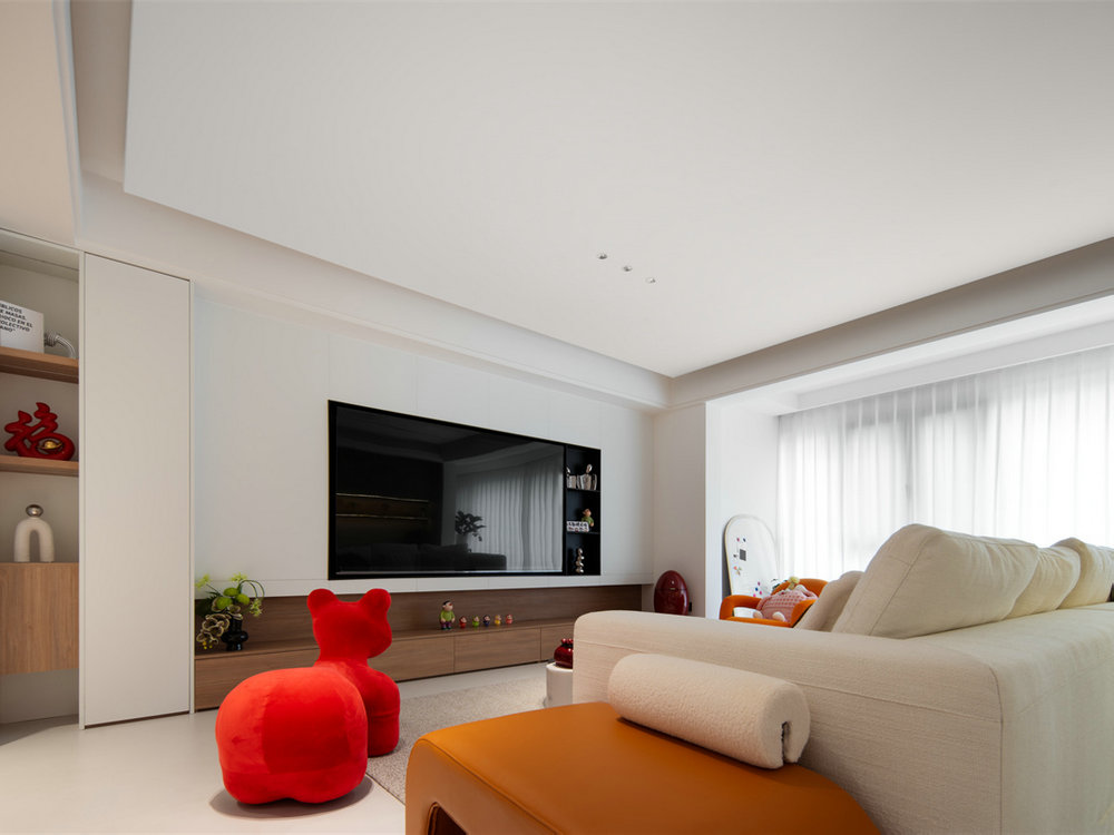 中交澄園130平現代風格裝修效果圖