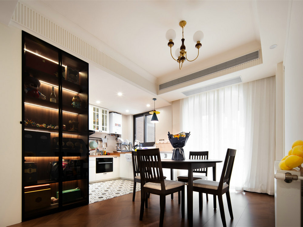 三和光谷道121平包豪斯混搭風格裝修效果圖
