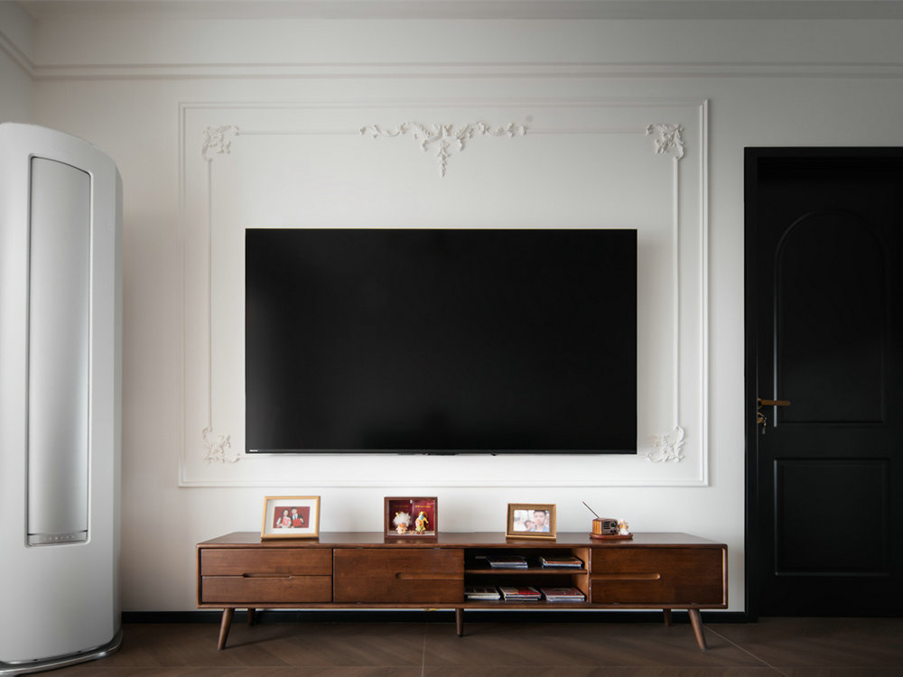 融創公園壹號110平中古風格裝修效果圖