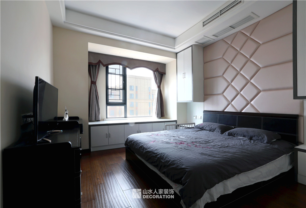 東湖城110平現代時尚風格裝修效果圖