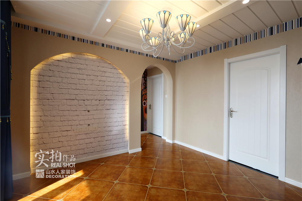 復地悅城90平地中海風格裝修效果圖