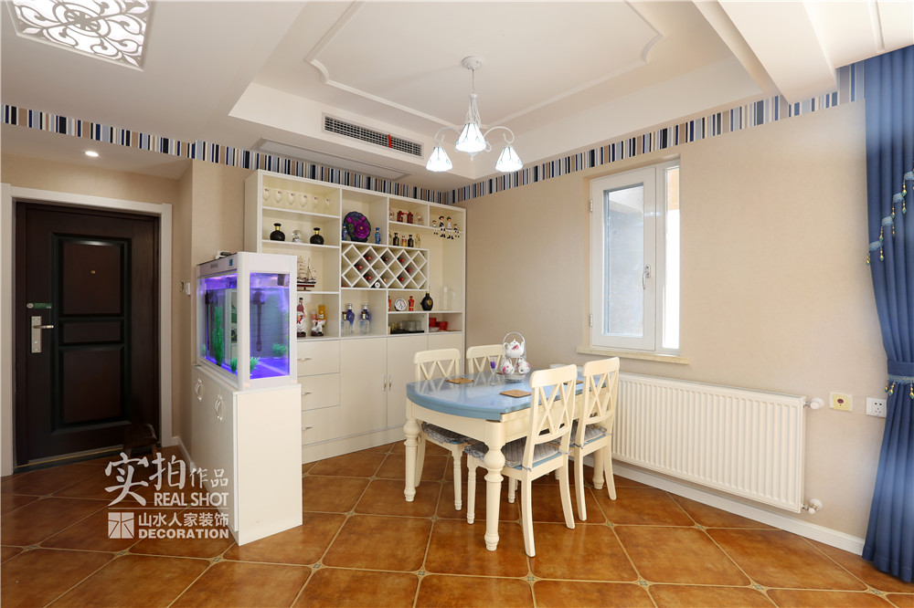 復地悅城90平地中海風格裝修效果圖