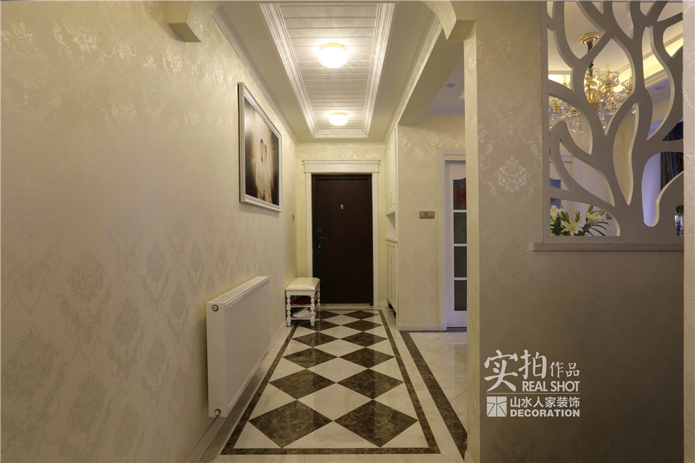 曙光星城160平簡歐風格裝修效果圖