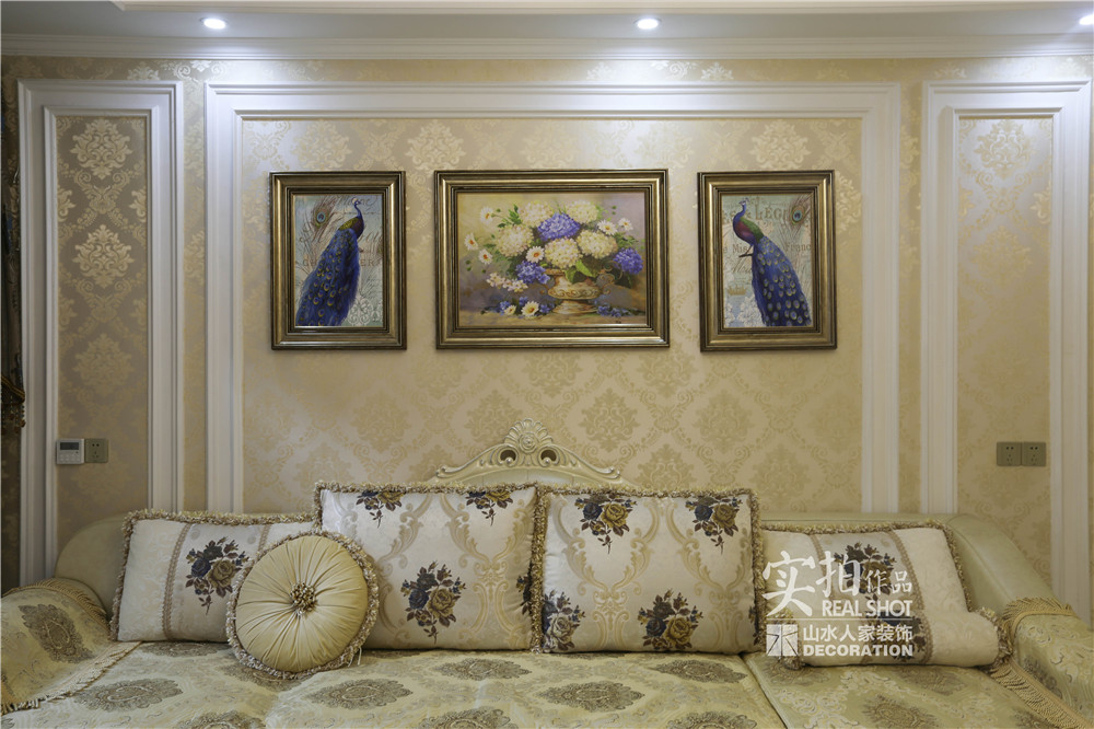 曙光星城160平簡歐風格裝修效果圖