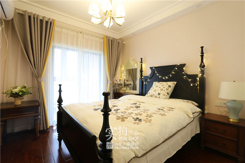 【漢橋城中花園】89平混搭風格裝修效果圖